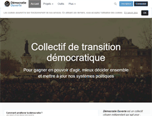 Tablet Screenshot of democratieouverte.org